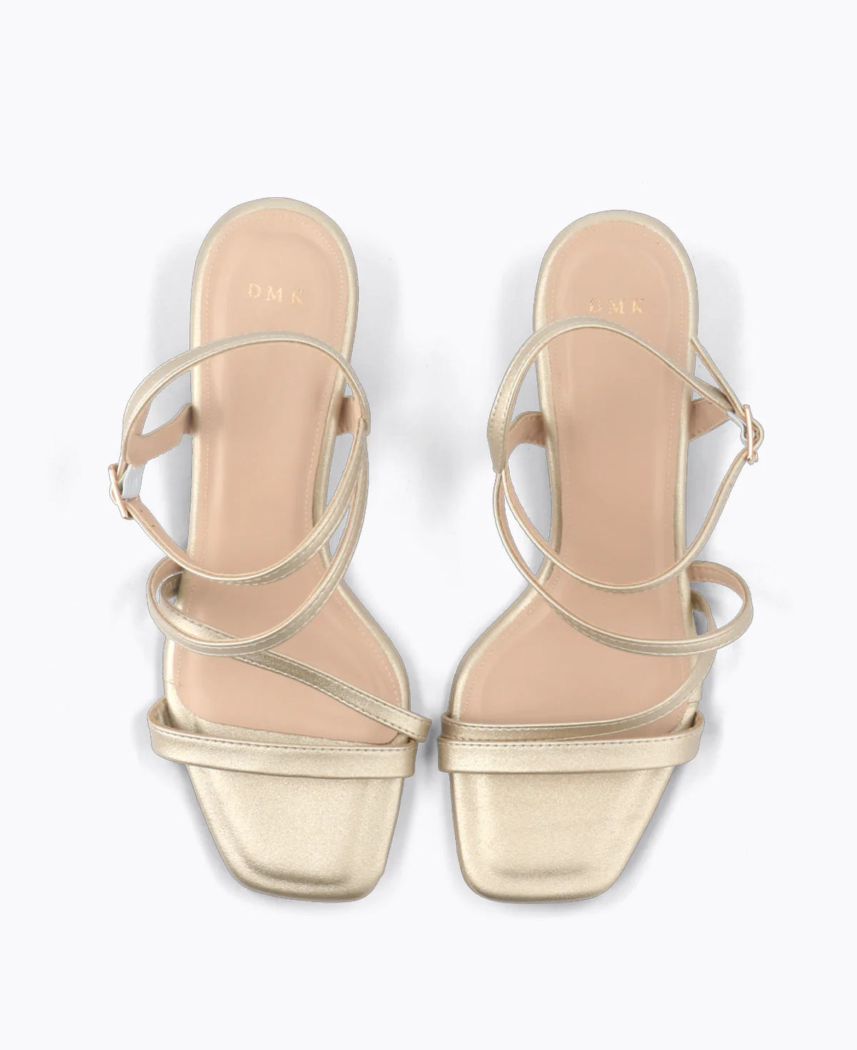 Fallon Strappy Heel Sandals - Gold - Image 4