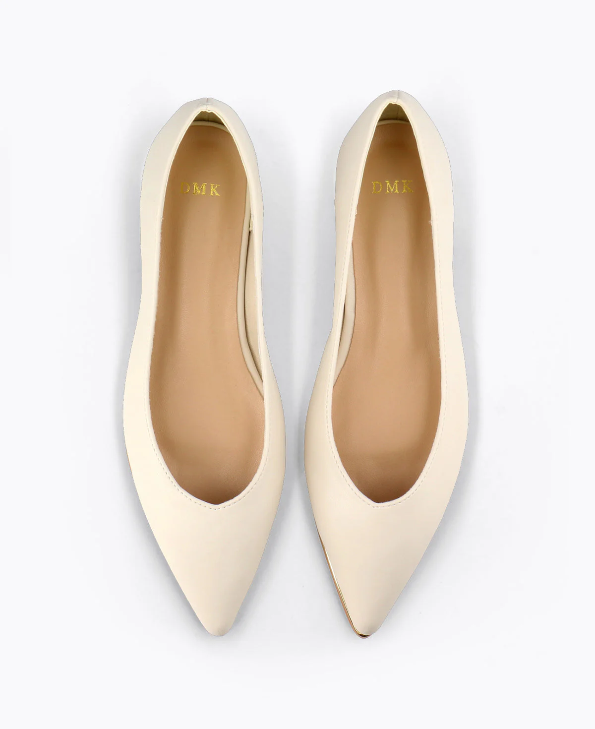 Felicity Flat Pumps - Beige - Image 4