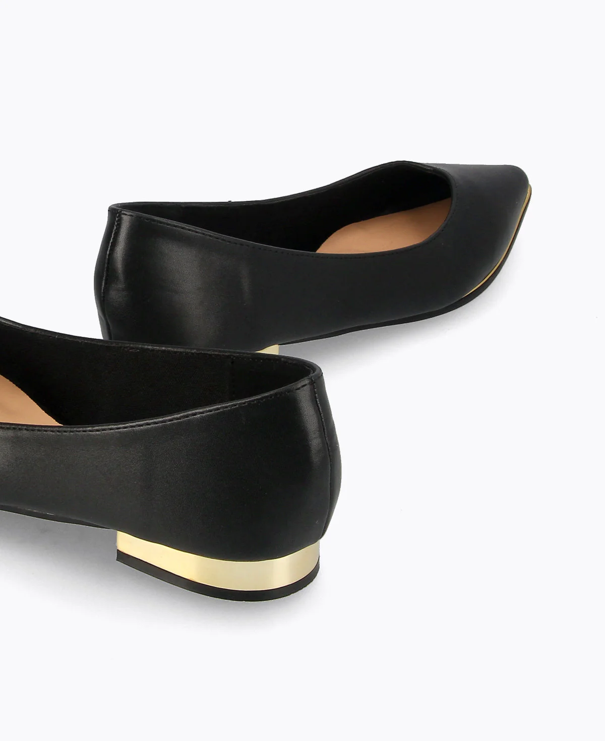 Felicity Flat Pumps - Black - Image 3