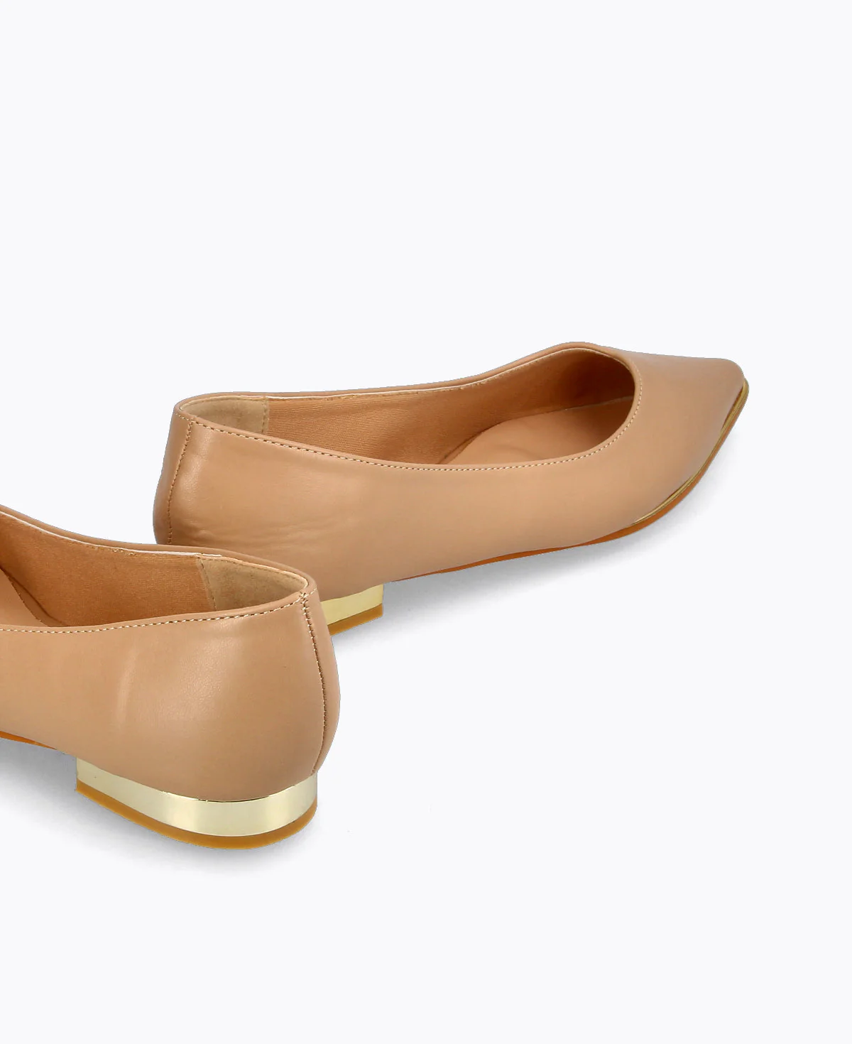 Felicity Flat Pumps - Nude - Image 3
