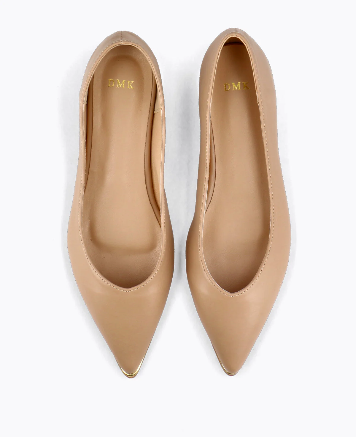 Felicity Flat Pumps - Nude - Image 4