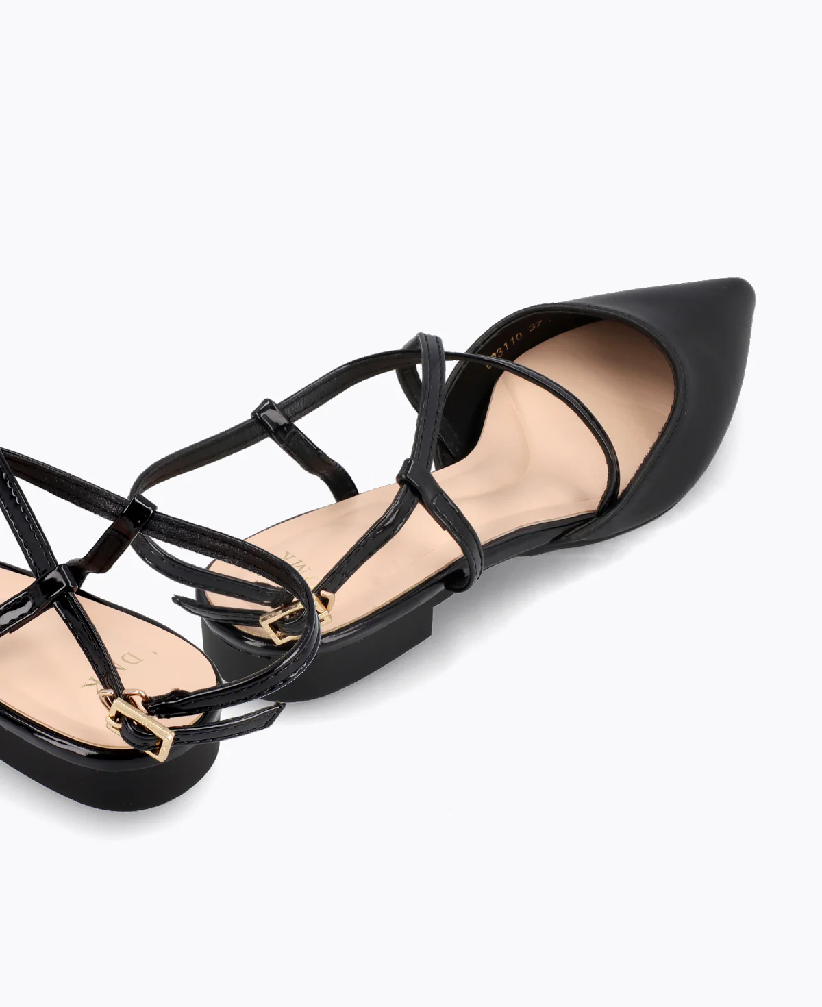 Florence Flat Pumps - Black - Image 3