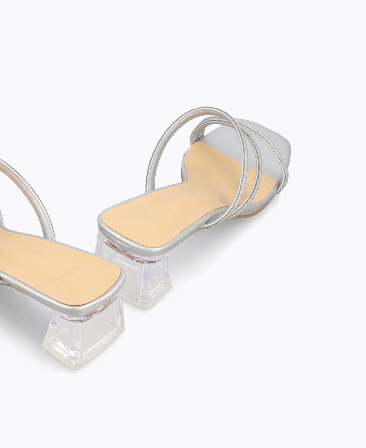 Harper Heel Sandals - Silver - Image 3
