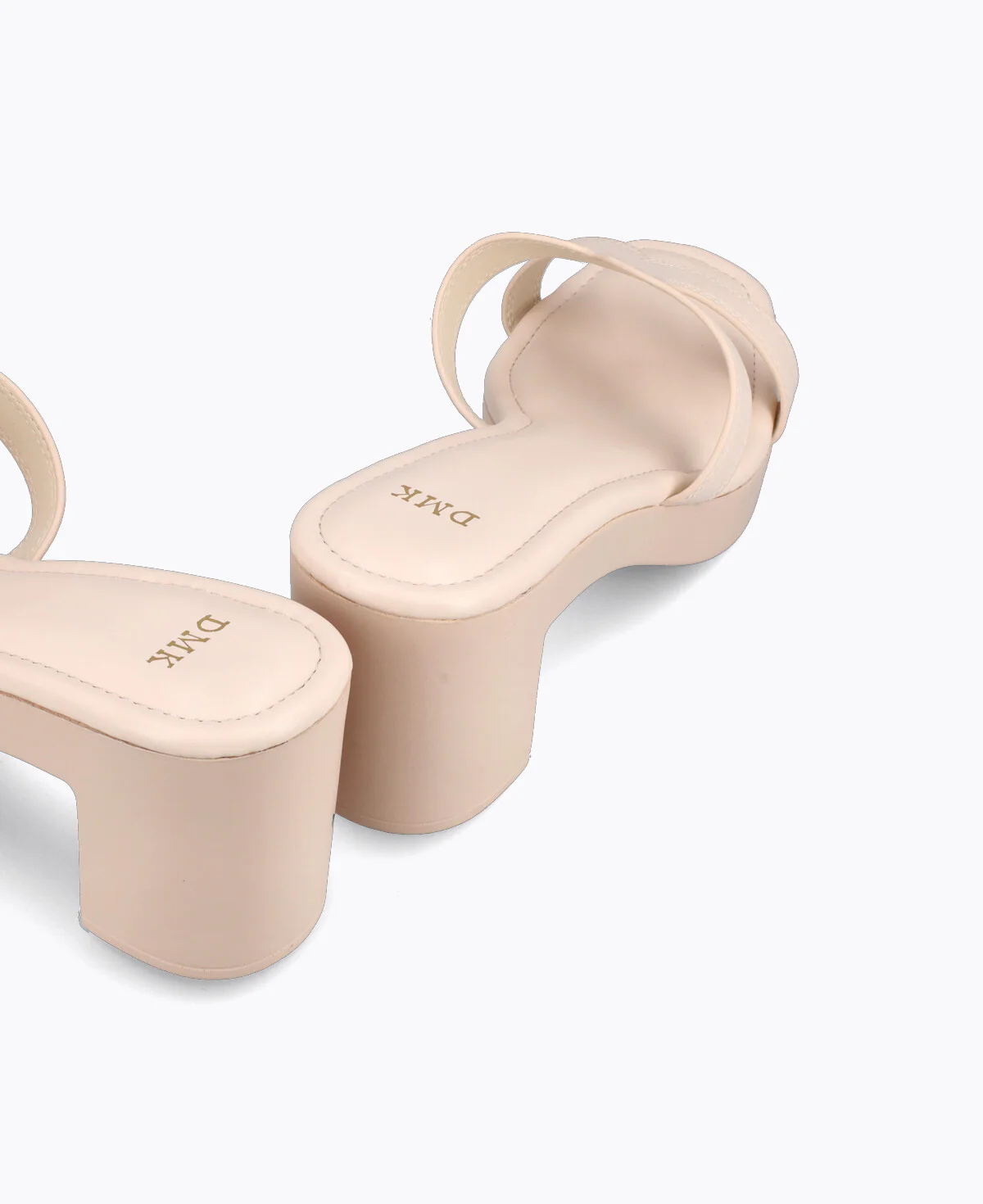 Hester Platform Heel Sandals - Beige - Image 3
