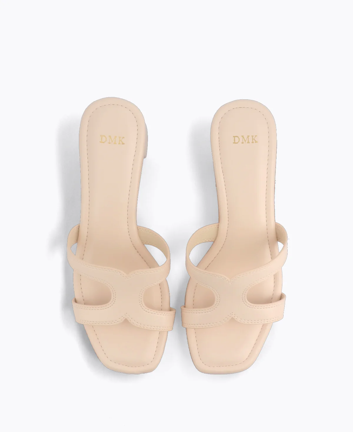 Hester Platform Heel Sandals - Beige - Image 4