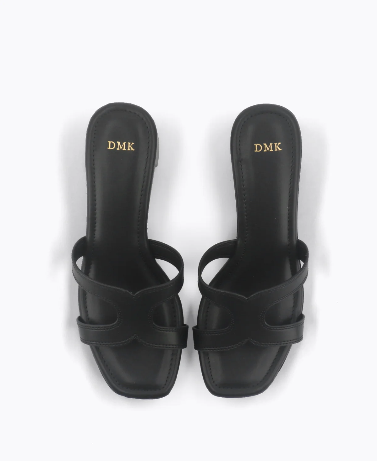 Hester Platform Heel Sandals - Black - Image 4