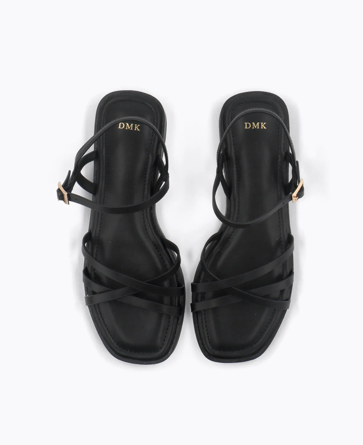 Holly Strappy Platform Sandals - Black - Image 4