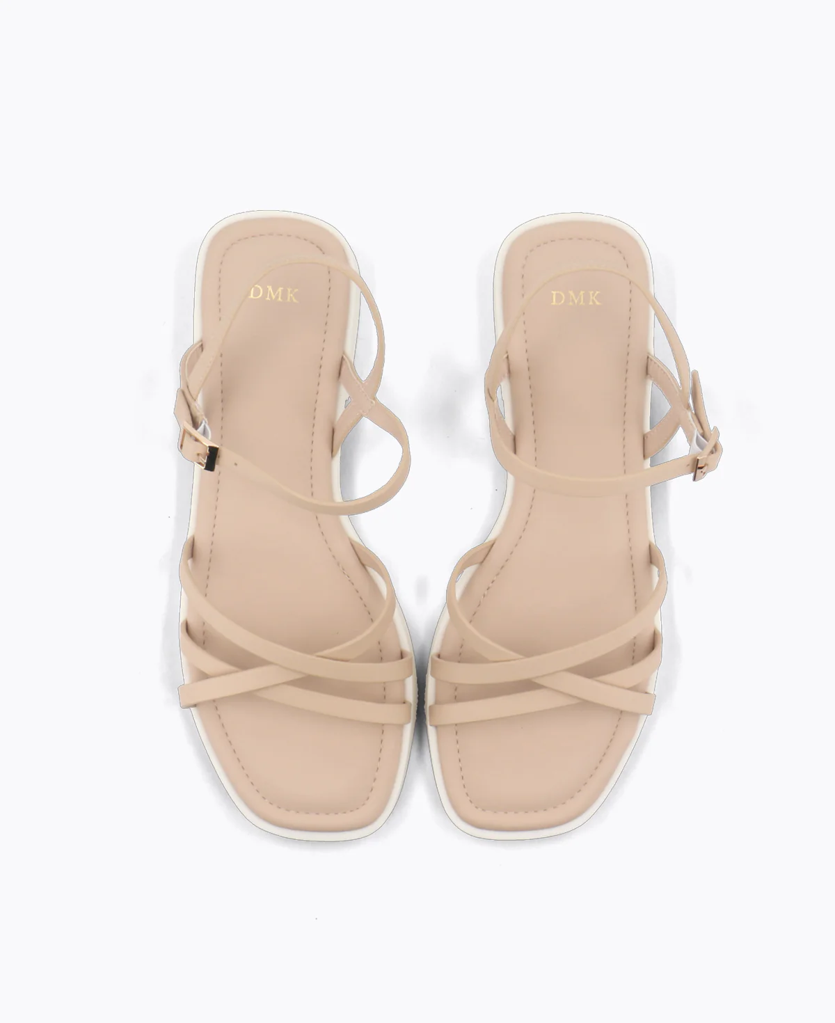 Holly Strappy Platform Sandals - Nude - Image 4