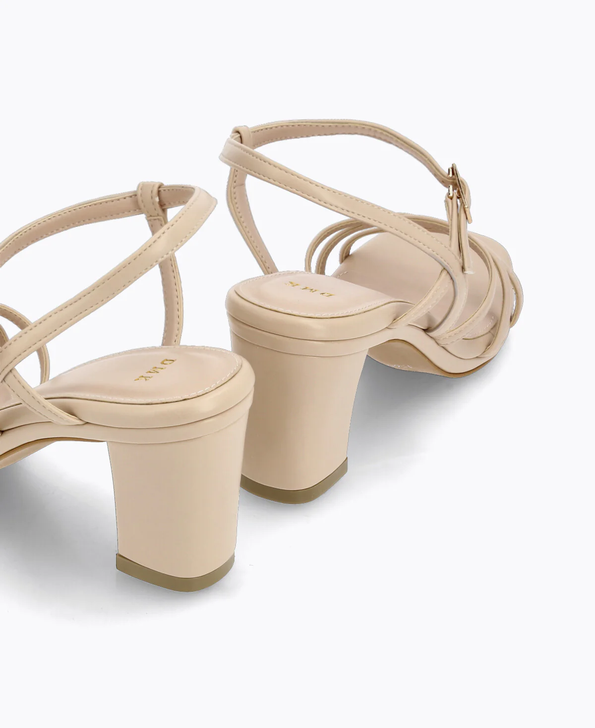 Hopelessly Romantic Strappy Heel Sandals - Beige - Image 4