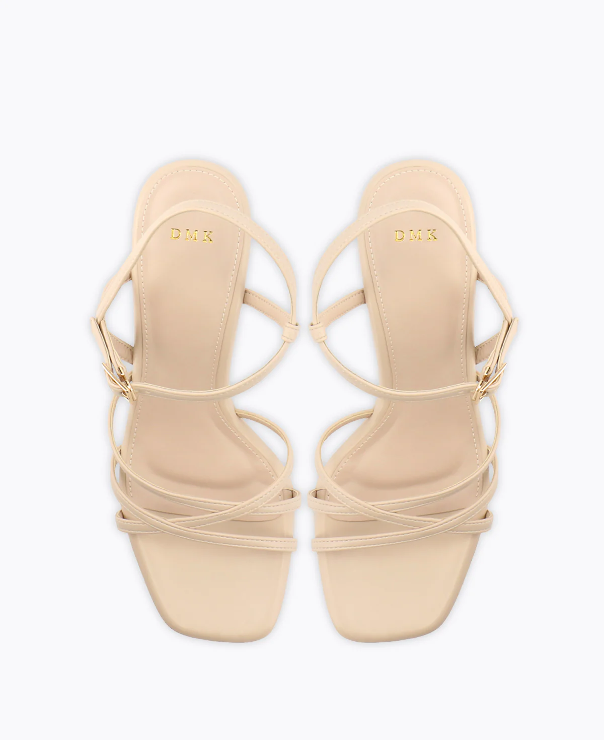 Hopelessly Romantic Strappy Heel Sandals - Beige - Image 5