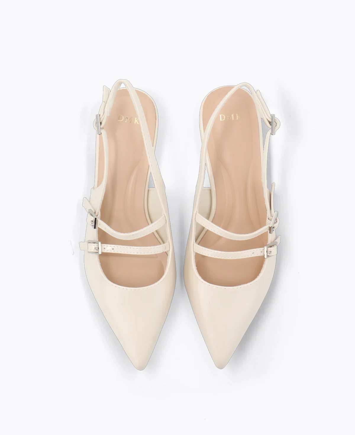 Inca Slingback Mary Jane Flats V2 - Beige - Image 4