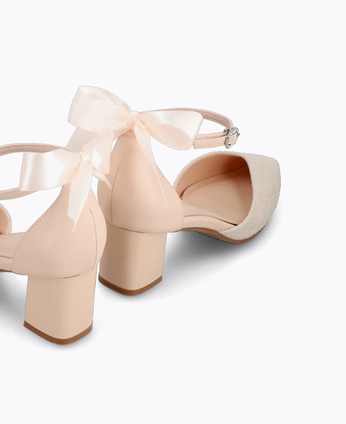 Isabella Bow Heel Pumps - Pink - Image 3
