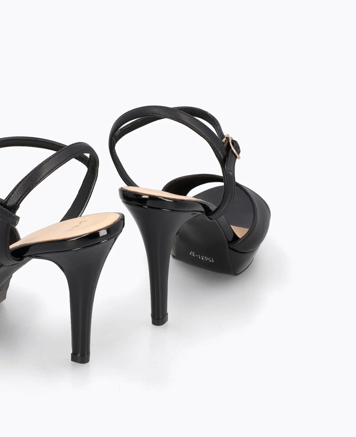 Isadora Platform Heel Sandals - Black - Image 3