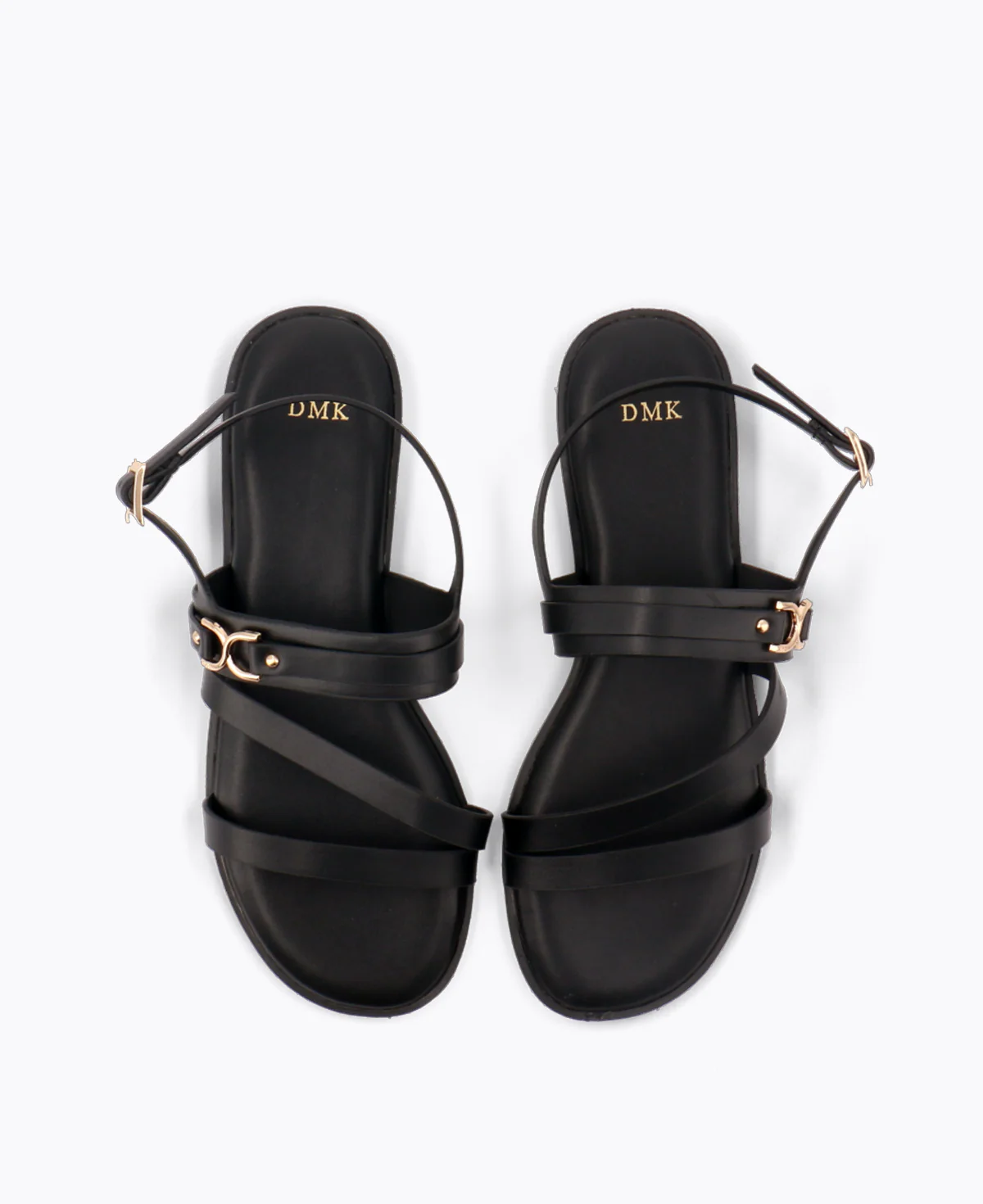 Jolie Flat Sandals - Black - Image 4