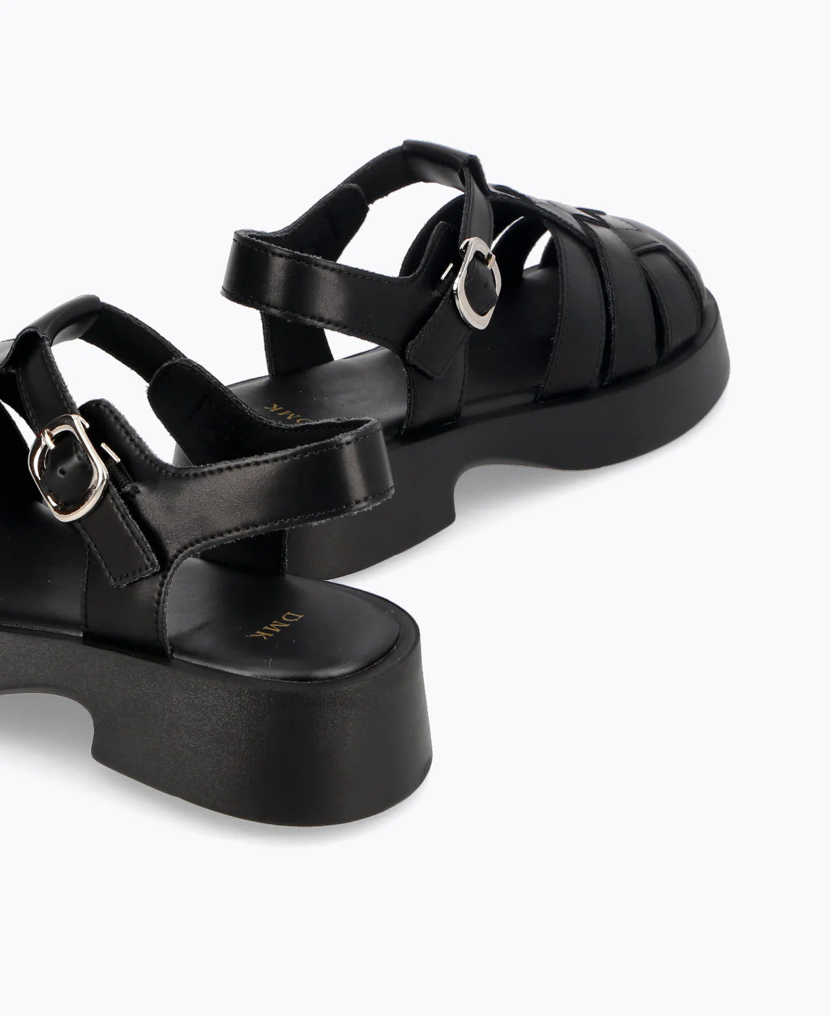 Jordyn Platform Sandals - Black - Image 3