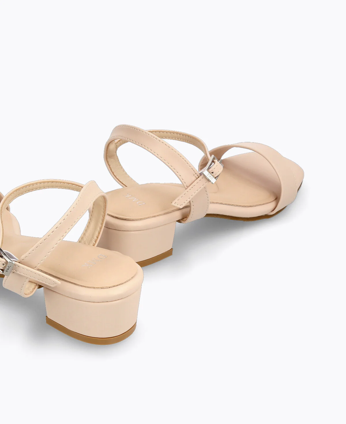 Judith Block Heel Sandals - Beige - Image 3