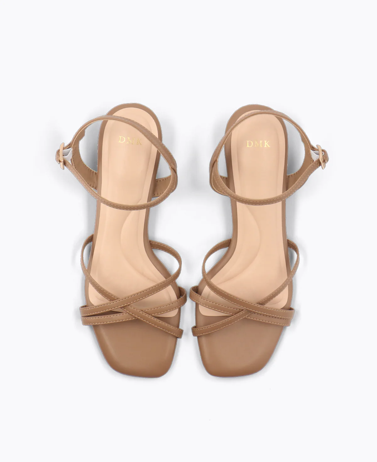 Juniper Strappy Heel Sandals - Almond - Image 4