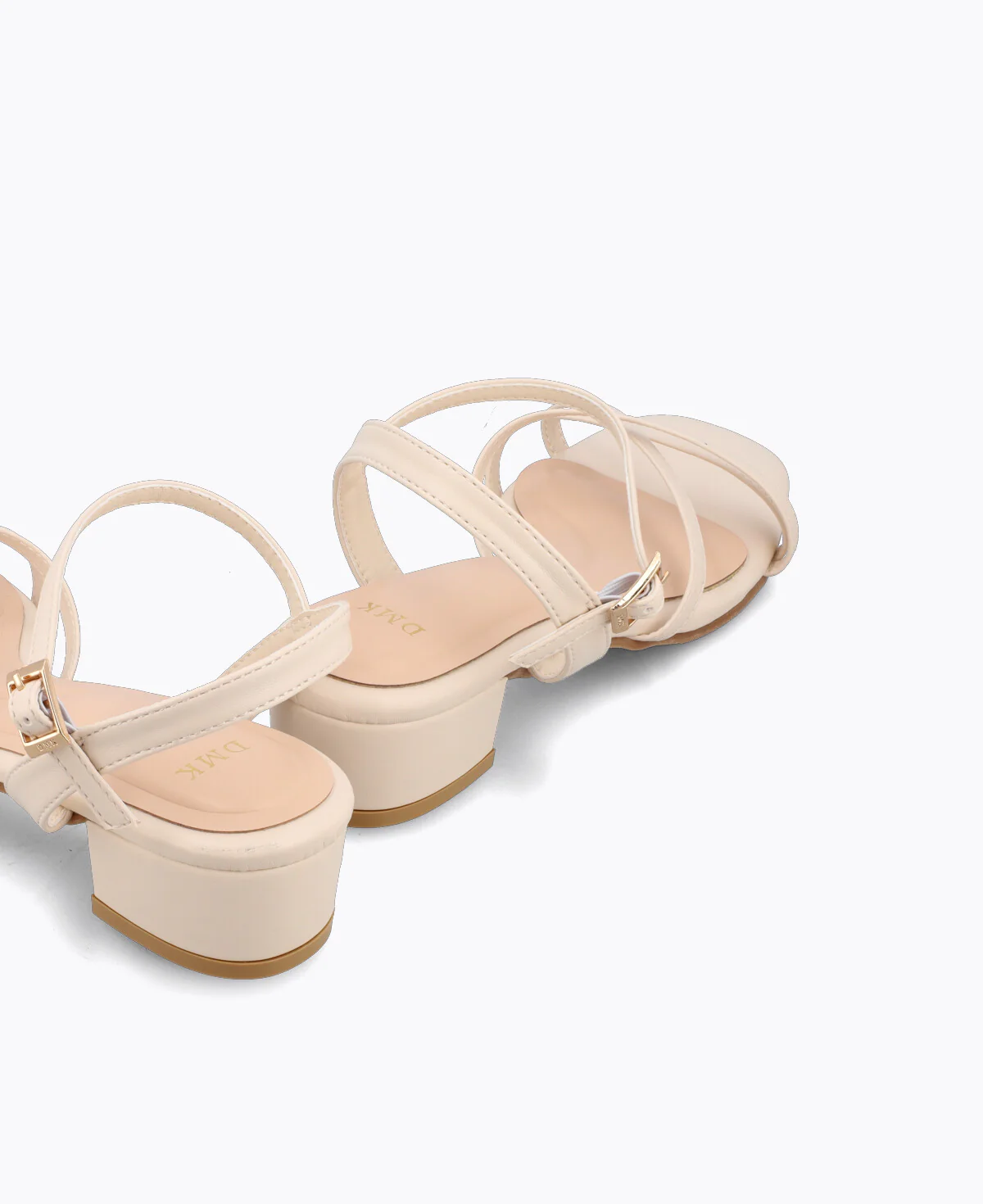 Juniper Strappy Heel Sandals - Beige - Image 3