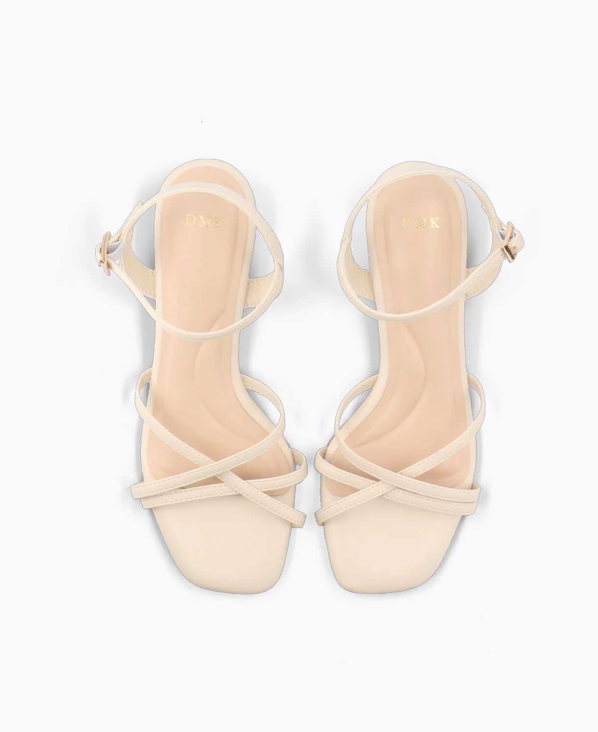 Juniper Strappy Heel Sandals - Beige - Image 4
