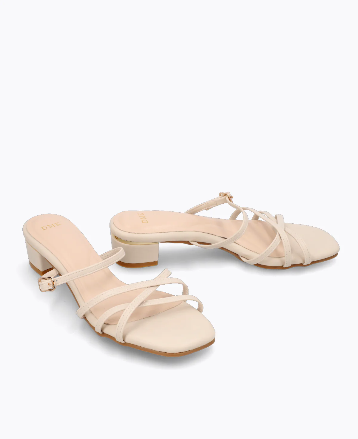Kali Heel Sandals - Beige - Image 2