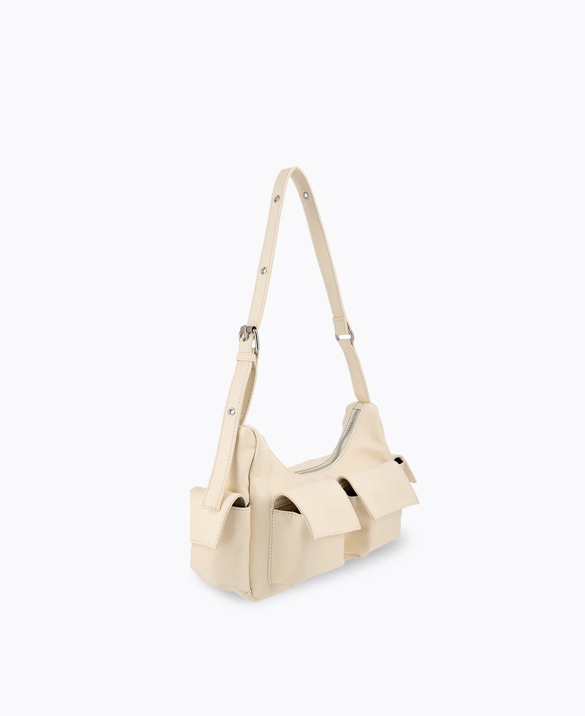 Karina Shoulder Bag - Beige - Image 3