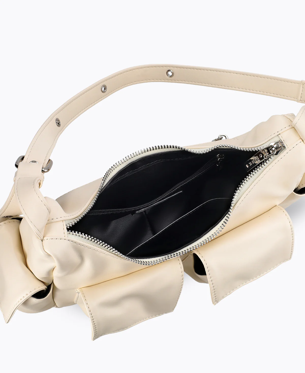 Karina Shoulder Bag - Beige - Image 4