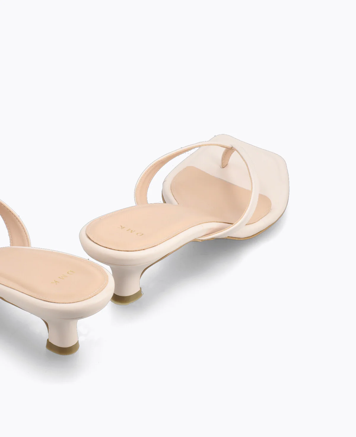 Karleen Thong Heel Sandals - Beige - Image 3