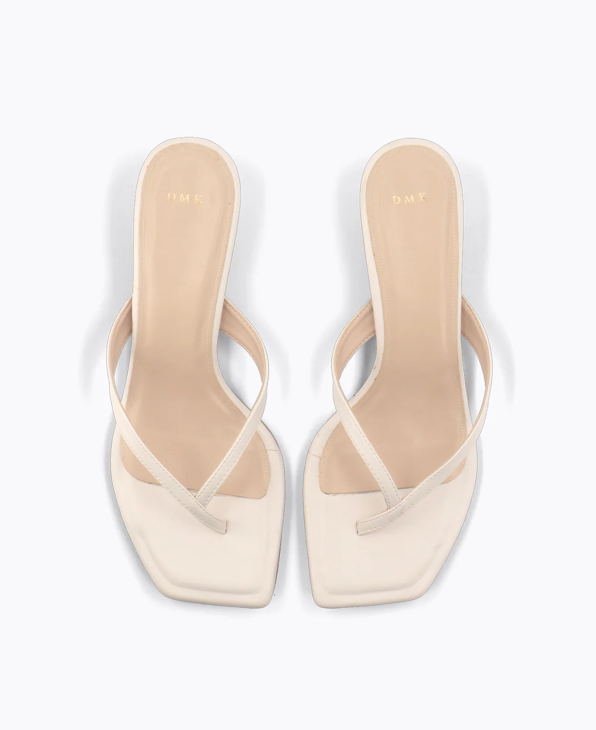 Karleen Thong Heel Sandals - Beige - Image 4