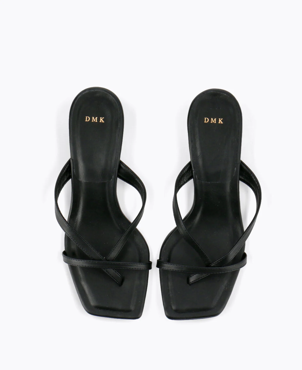 Kayla Thong Heel Sandals V2 - Black - Image 4