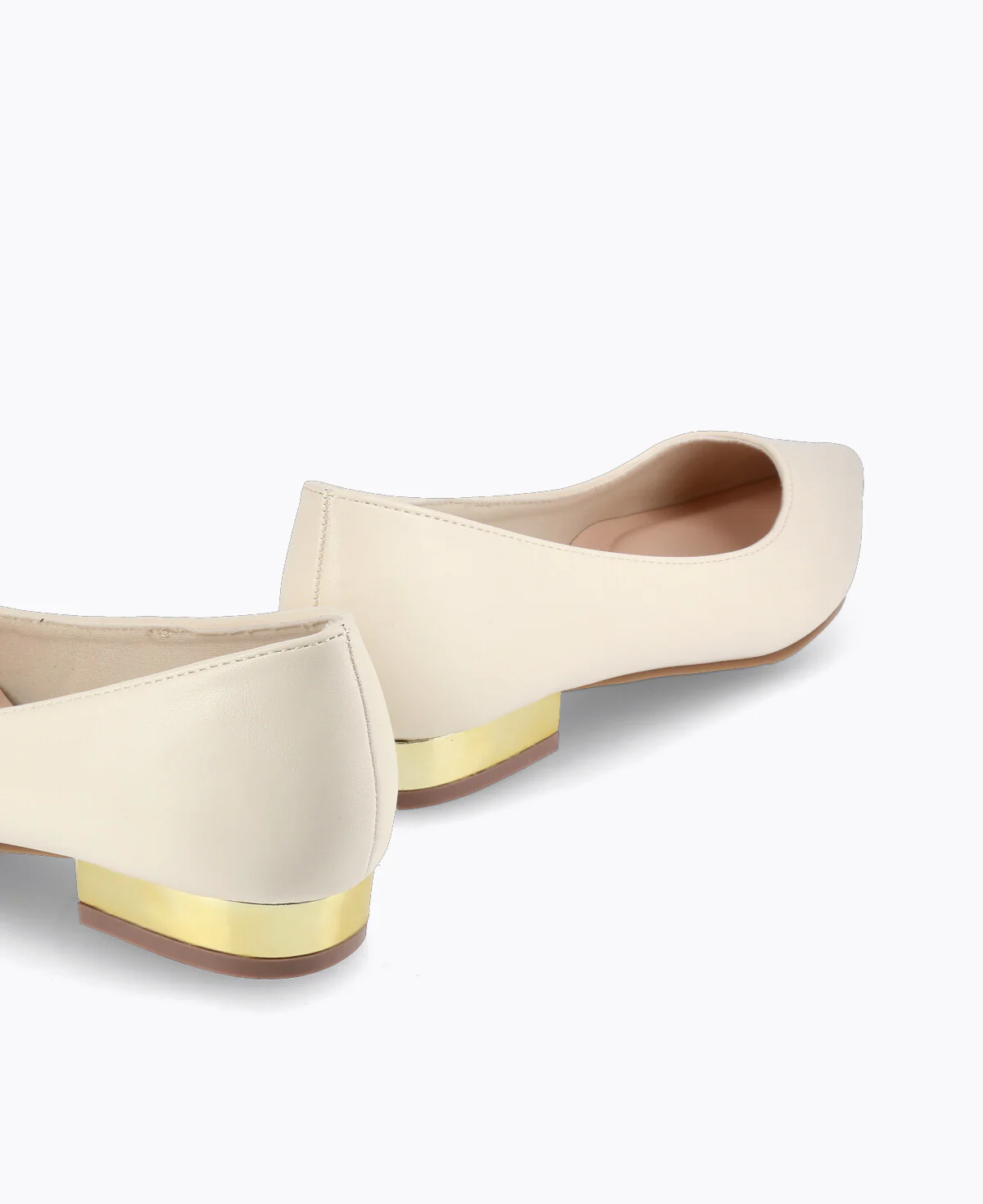 Lancy Flat Pumps - Beige - Image 3
