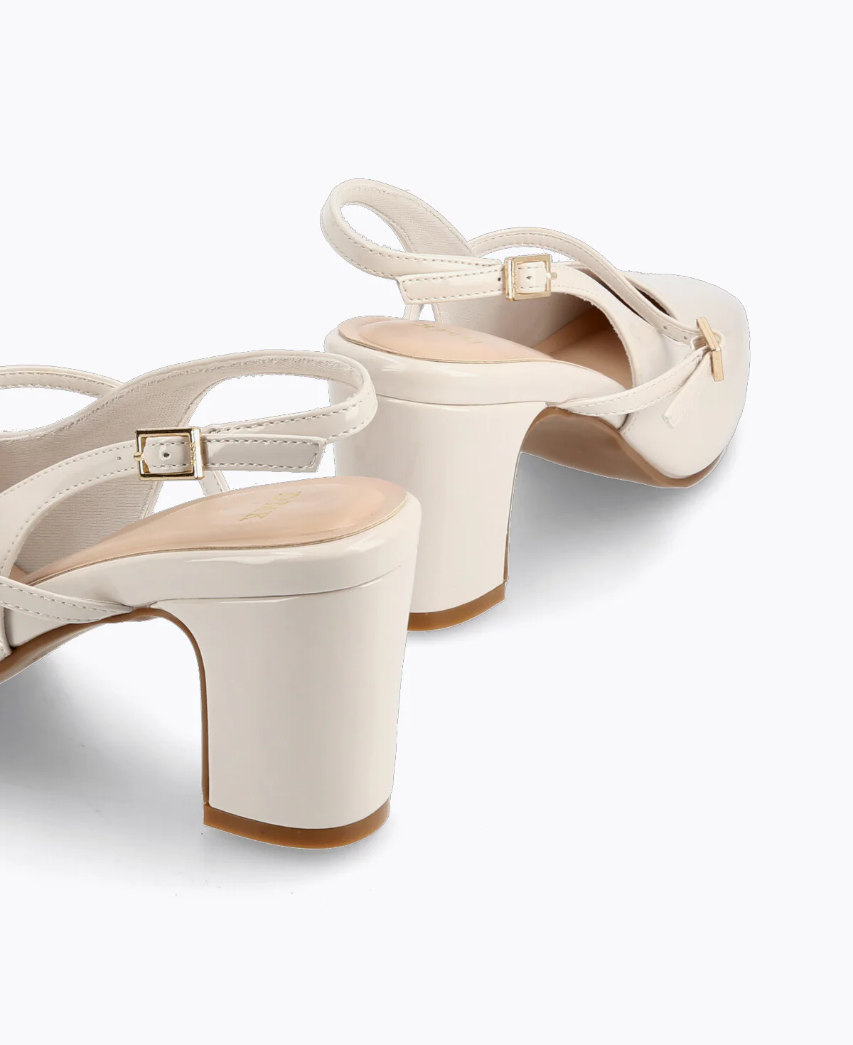 Lena Slingback Mary Janes - Beige - Image 4