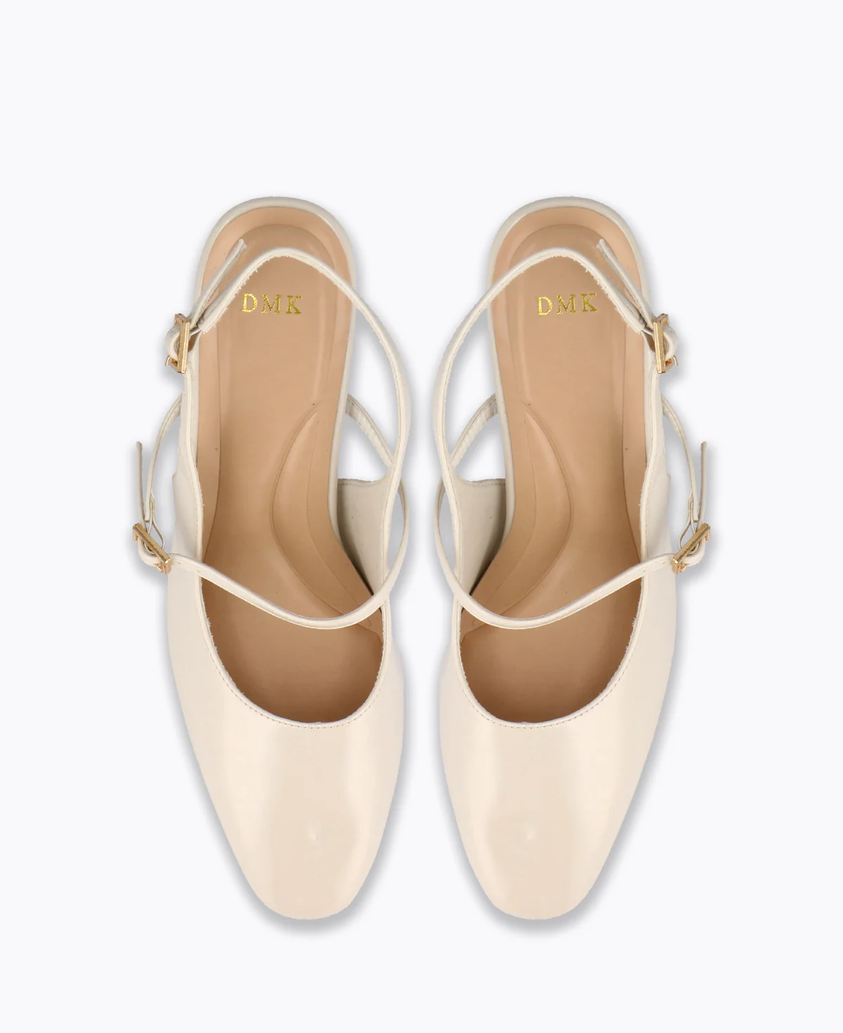 Lena Slingback Mary Janes - Beige - Image 5
