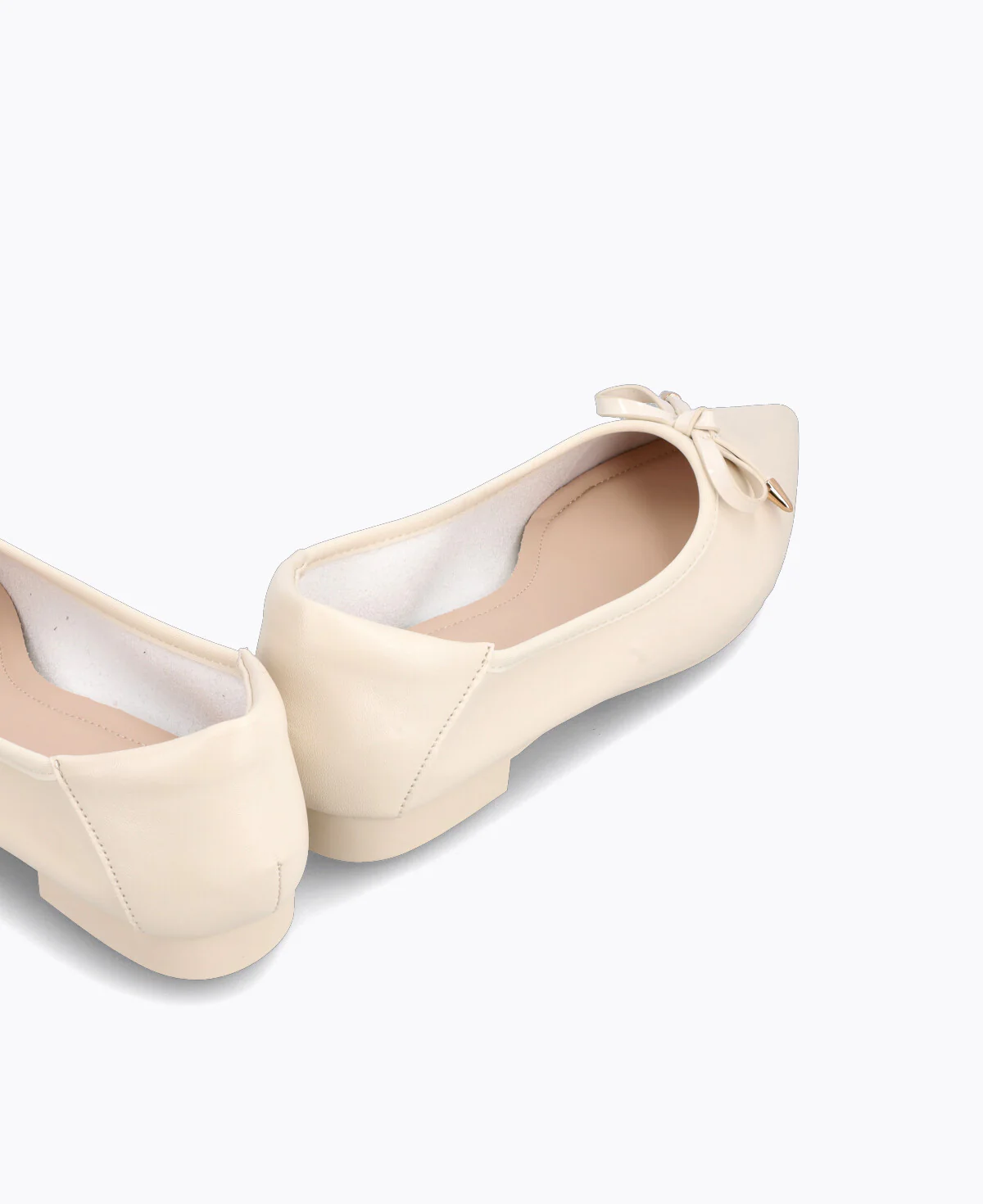 Lidya Ballerina Flats - Beige - Image 3