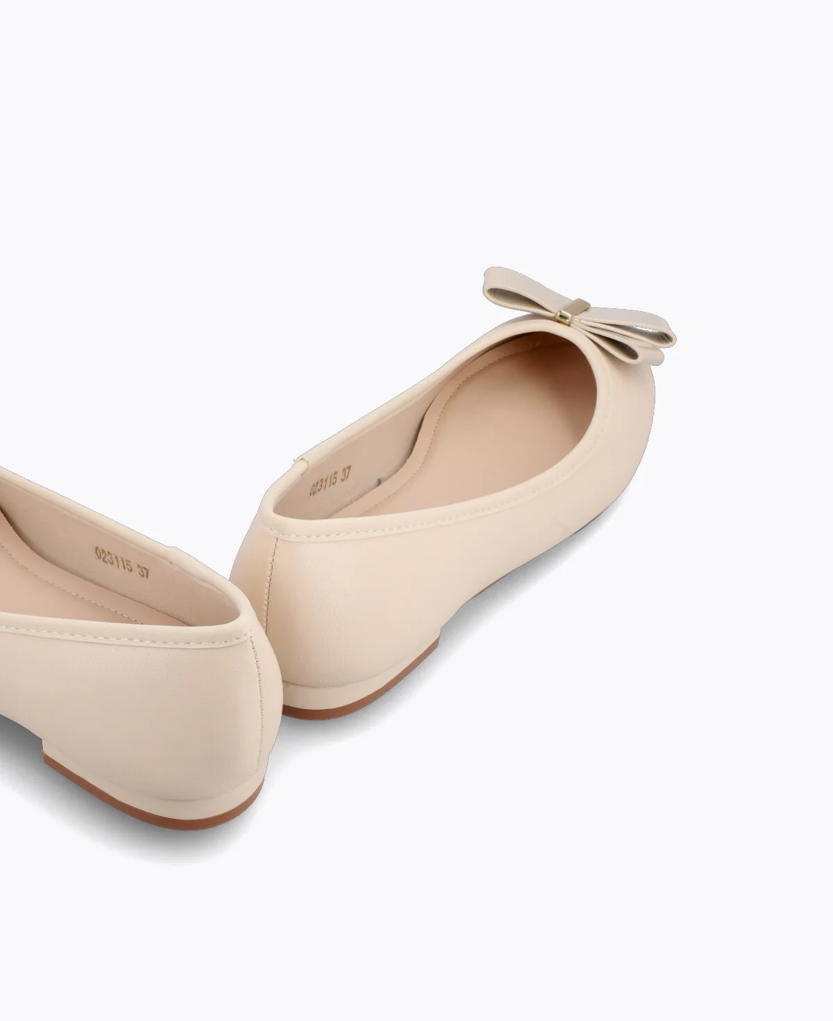 Lucinda Ballerina Flats - Beige - Image 3