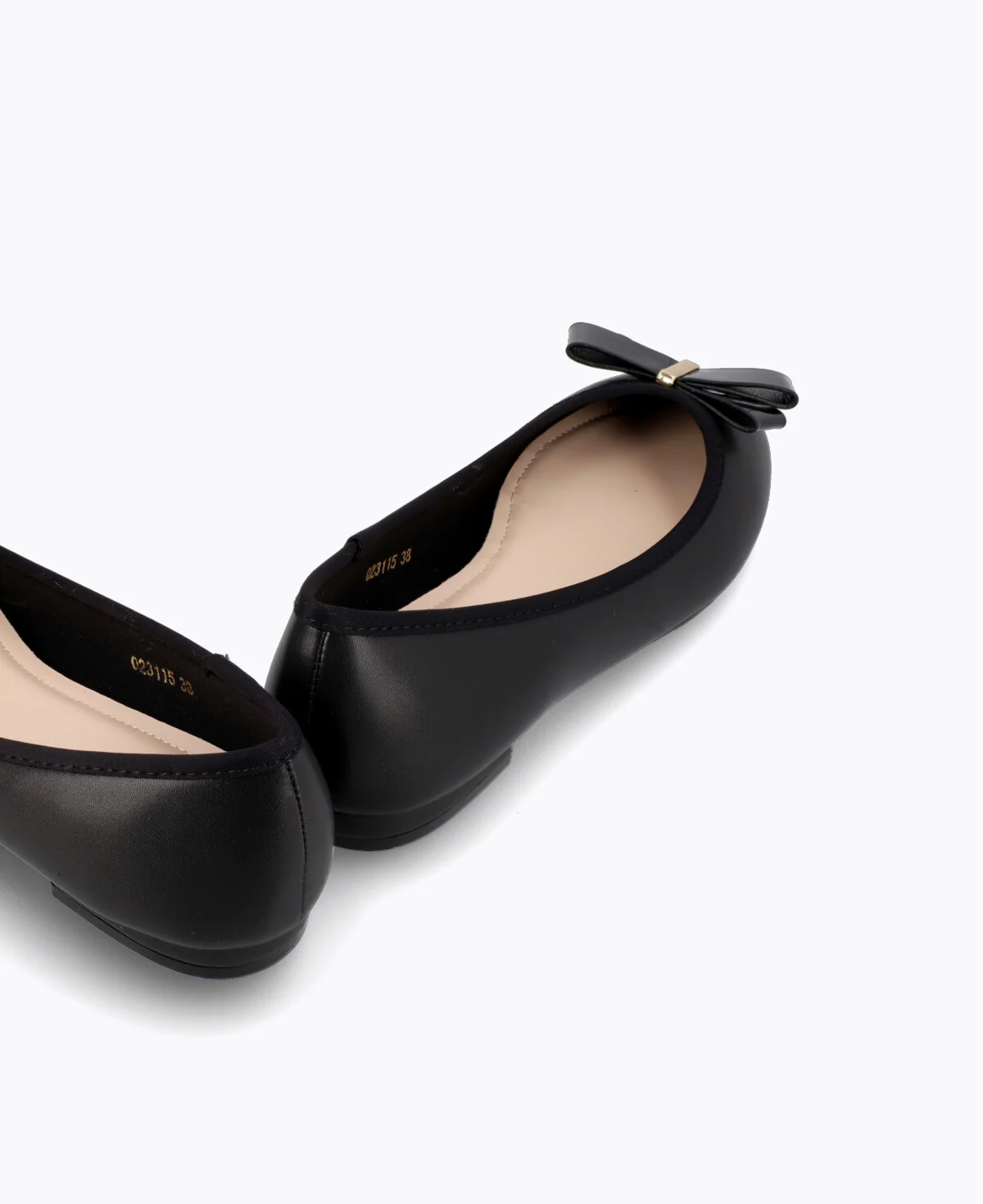 Lucinda Ballerina Flats - Black - Image 3