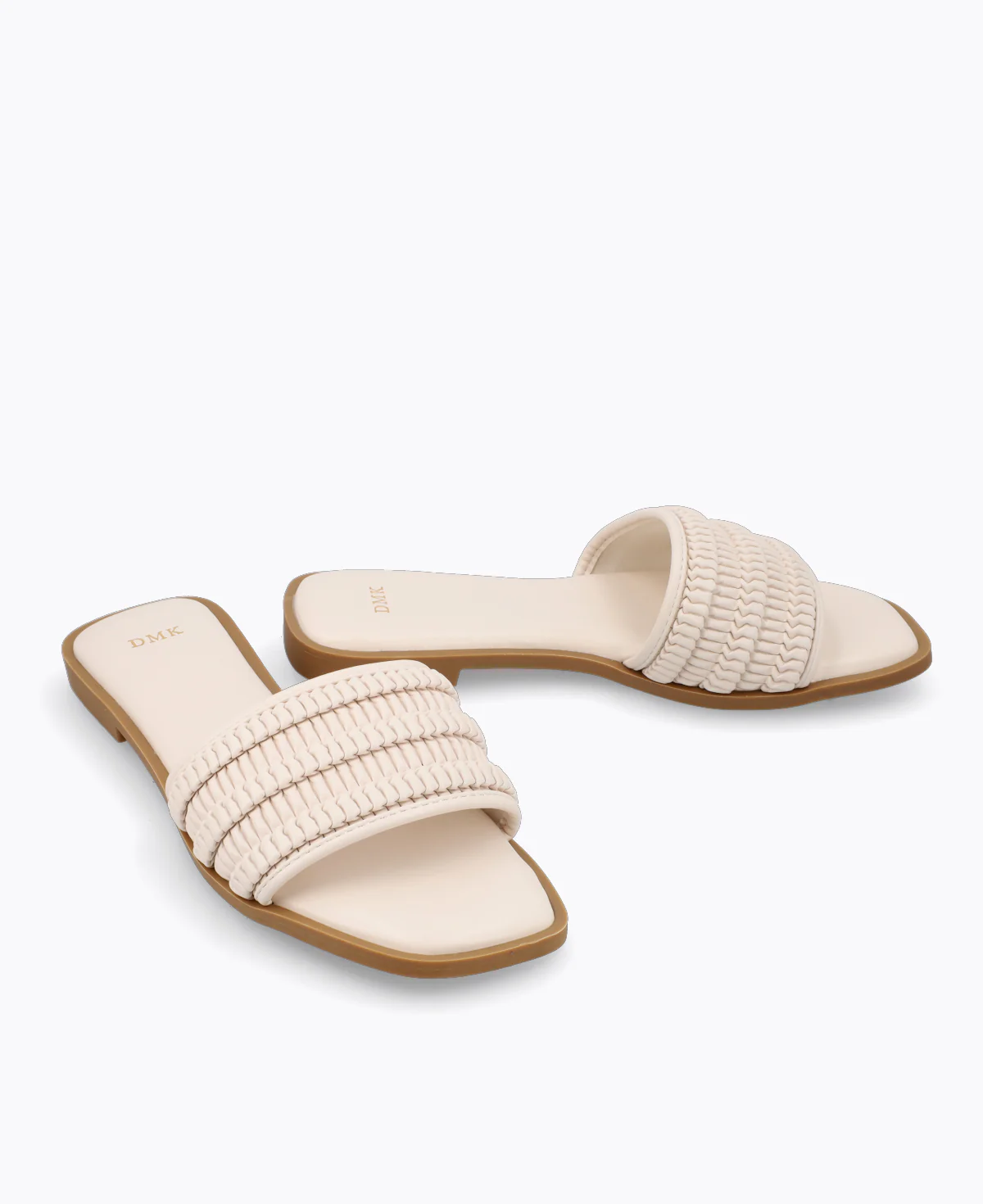 Luella Flat Sandals - Beige - Image 2
