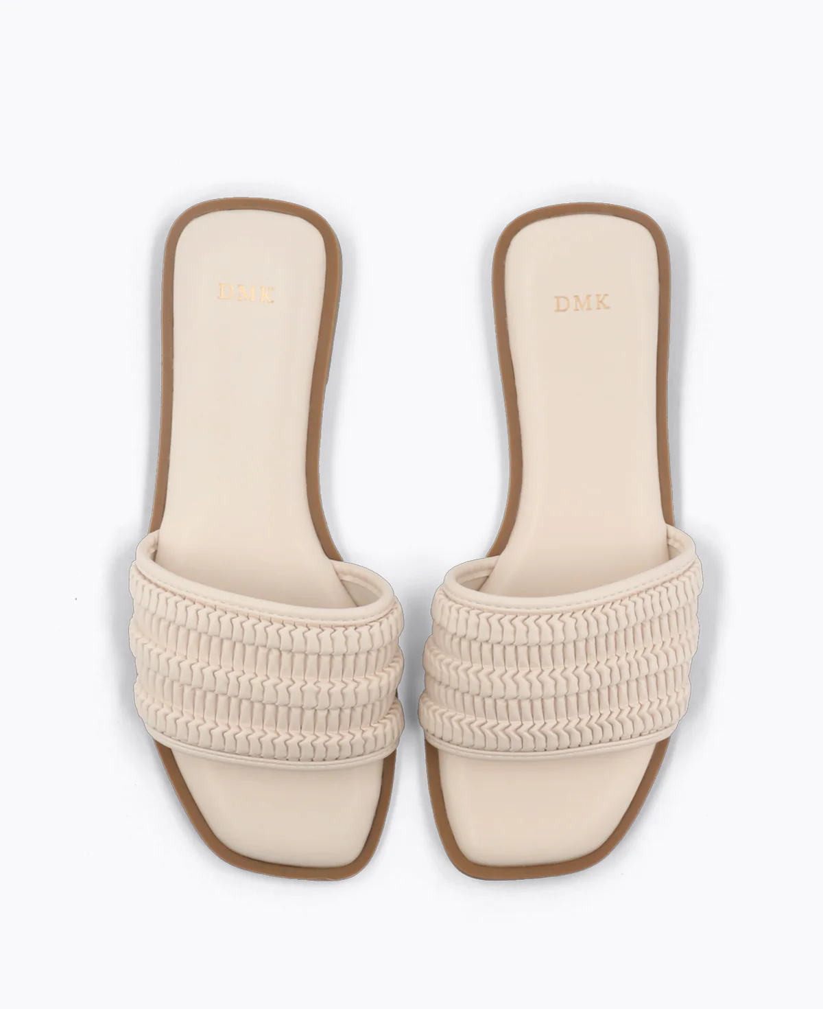 Luella Flat Sandals - Beige - Image 4