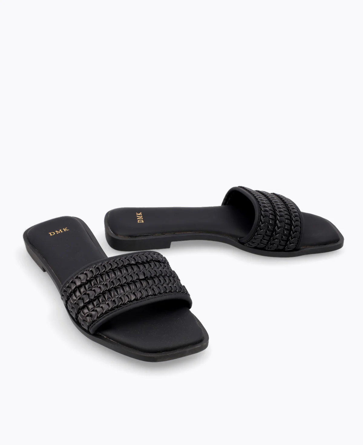 Luella Flat Sandals - Black - Image 2