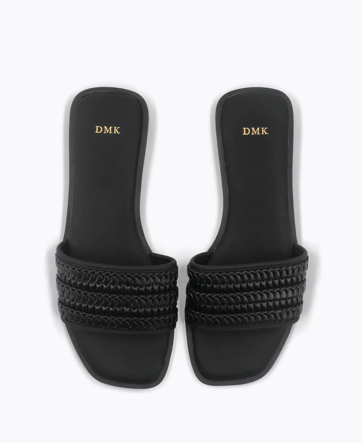Luella Flat Sandals - Black - Image 4