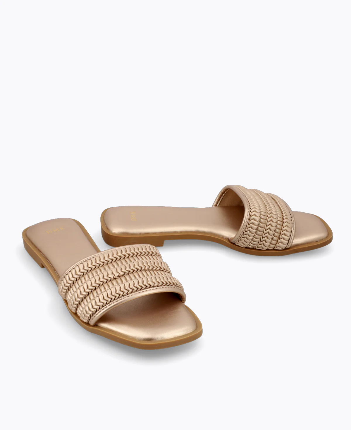Luella Flat Sandals - Gold - Image 2