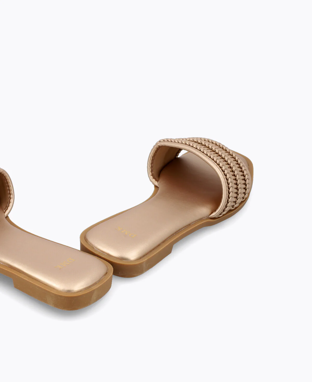 Luella Flat Sandals - Gold - Image 3
