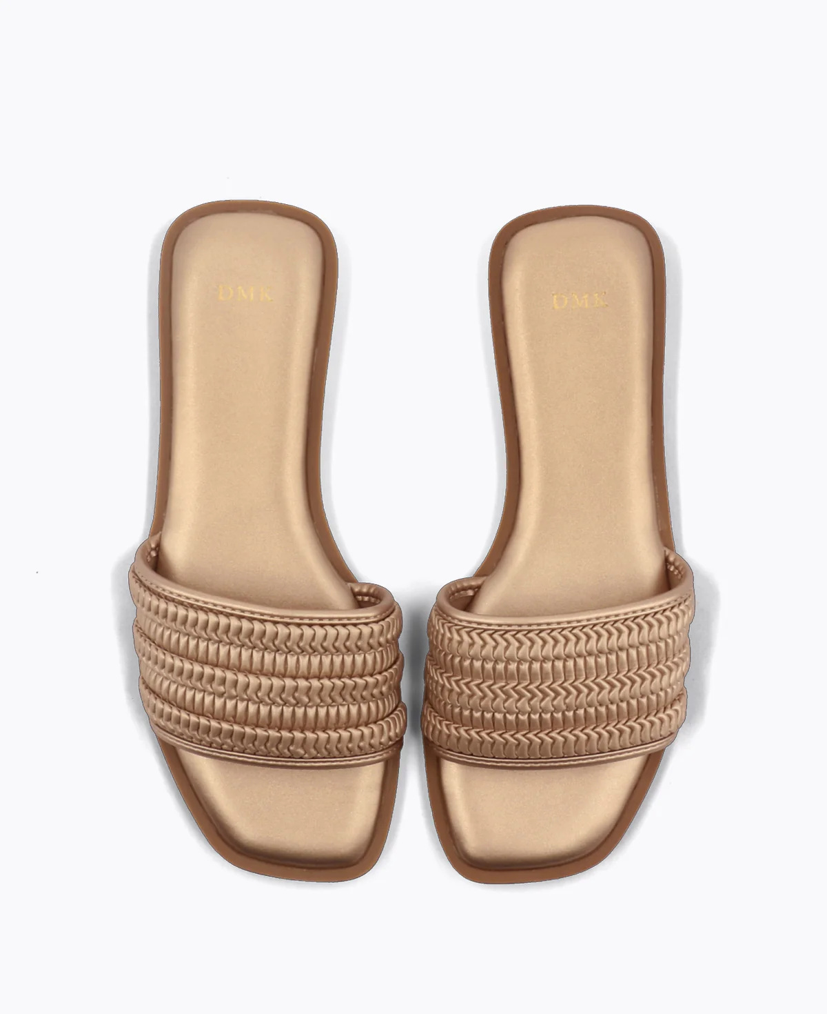 Luella Flat Sandals - Gold - Image 4