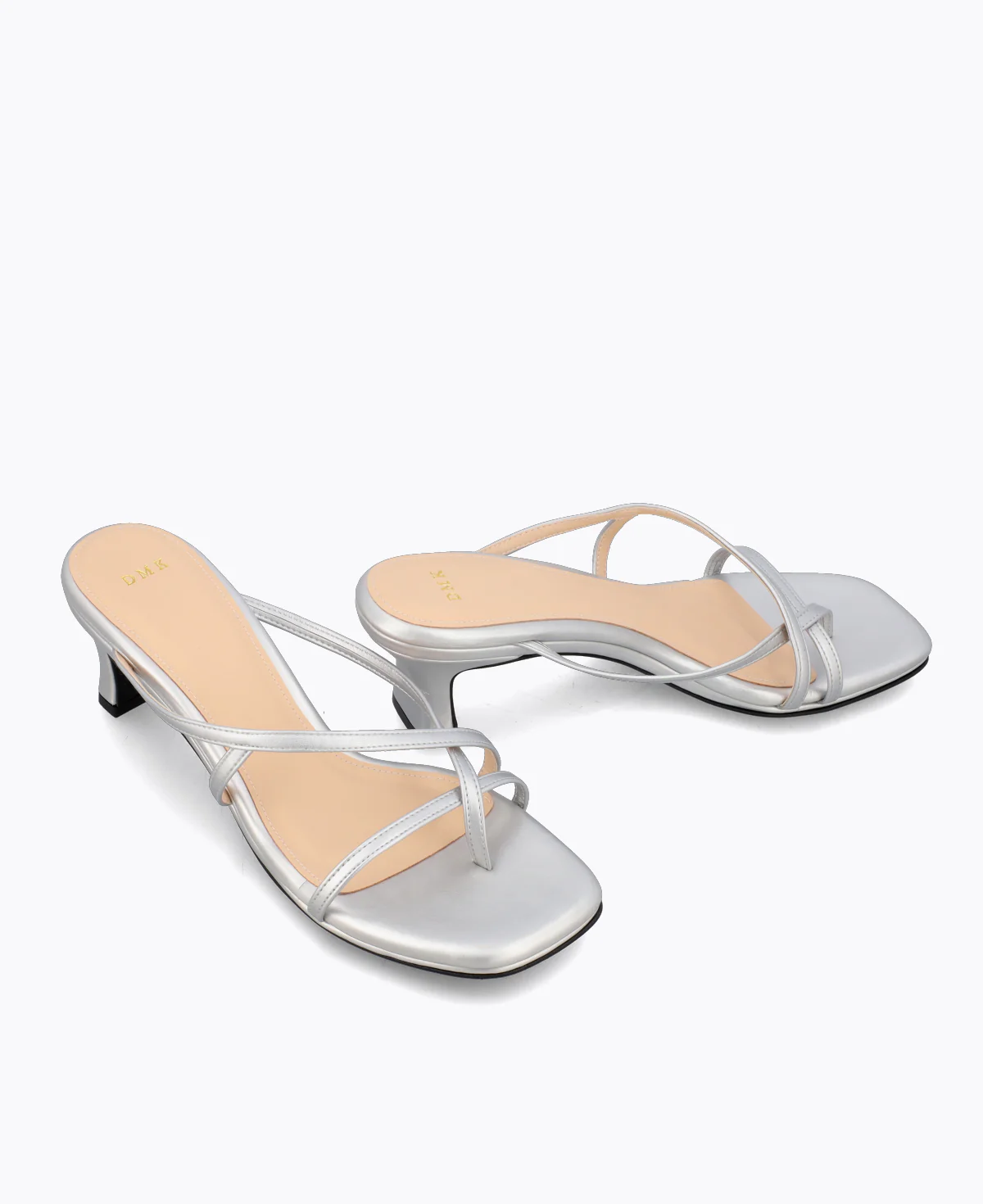 Lyra Heel Sandals - Silver - Image 2