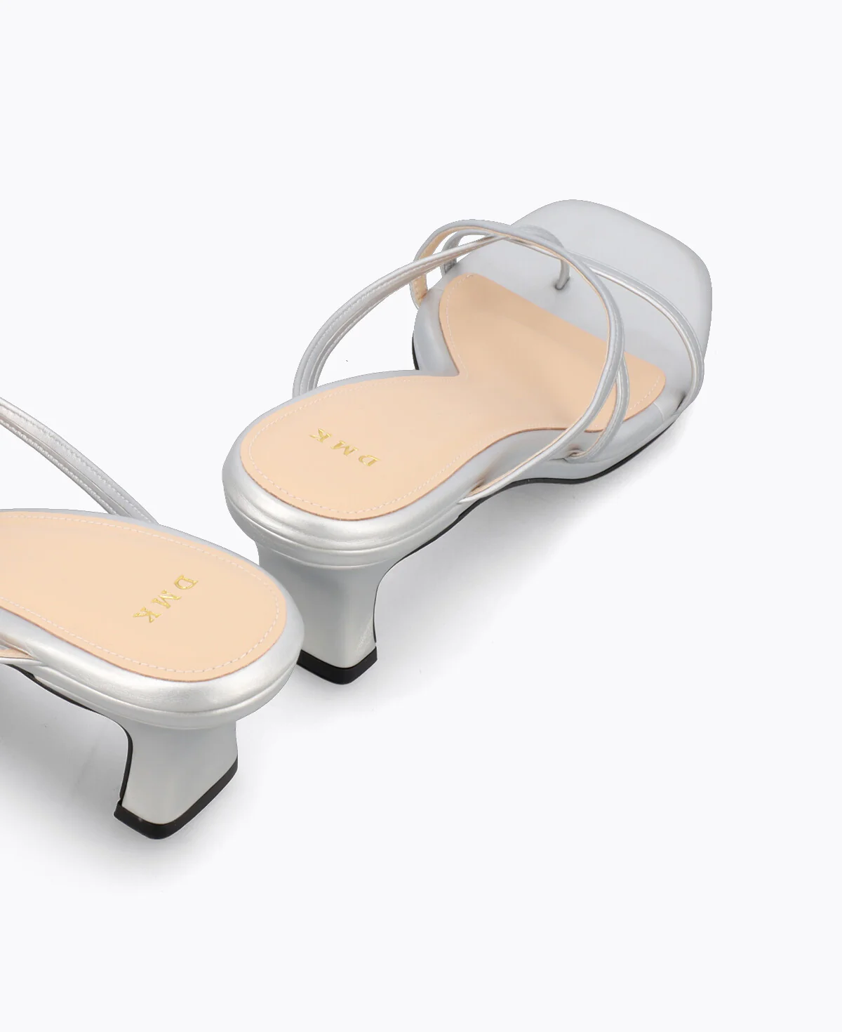 Lyra Heel Sandals - Silver - Image 3
