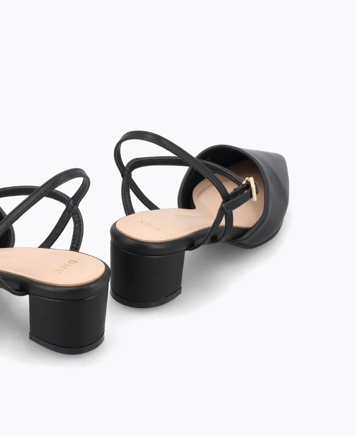 Mabel Block Heel Pumps - Black - Image 3