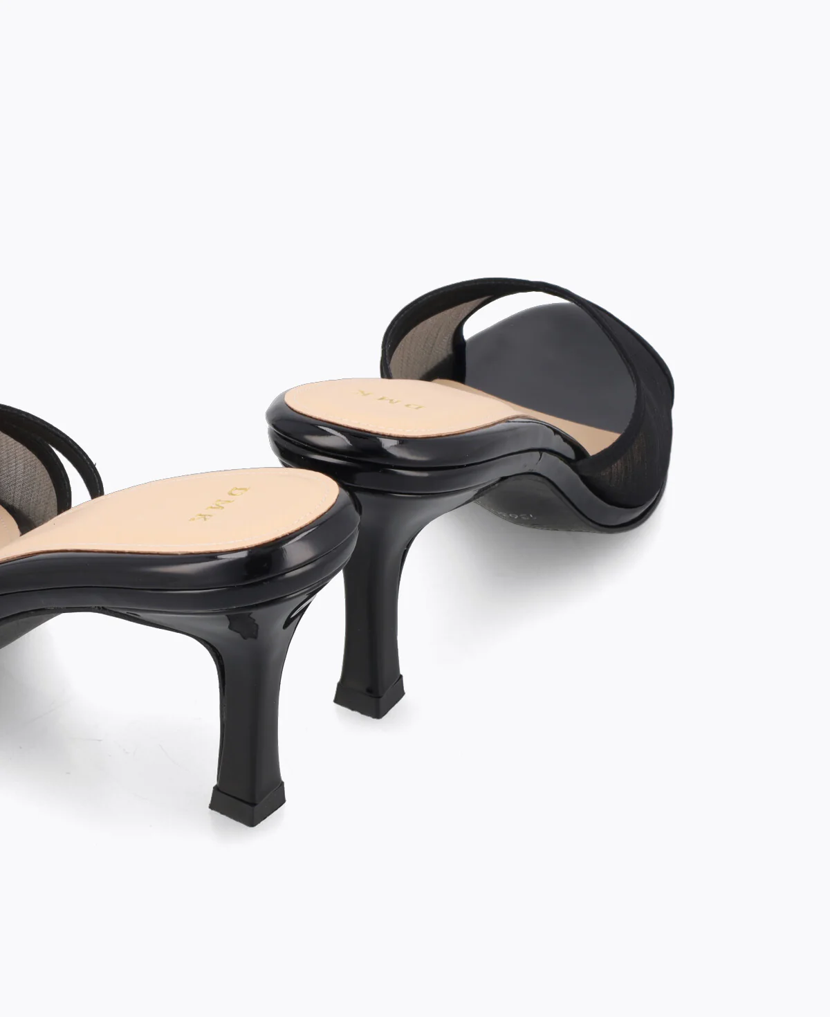 Mae Heel Sandals - Black - Image 3