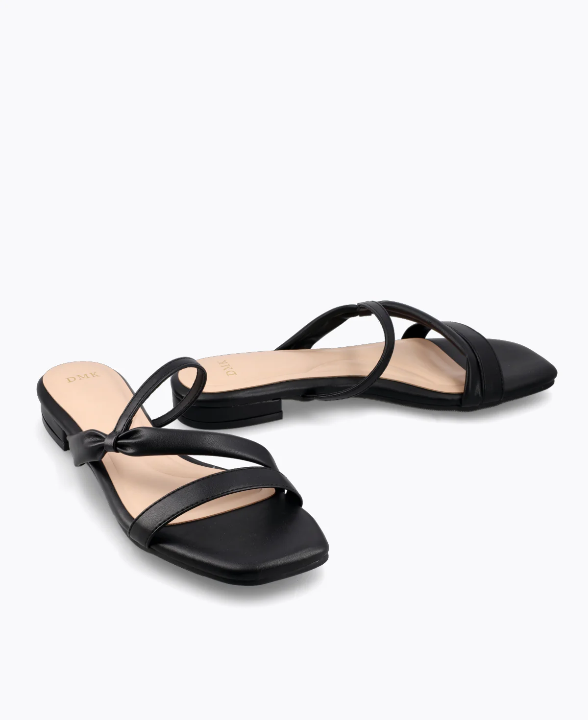 Maisie Flat Sandals - Black - Image 2