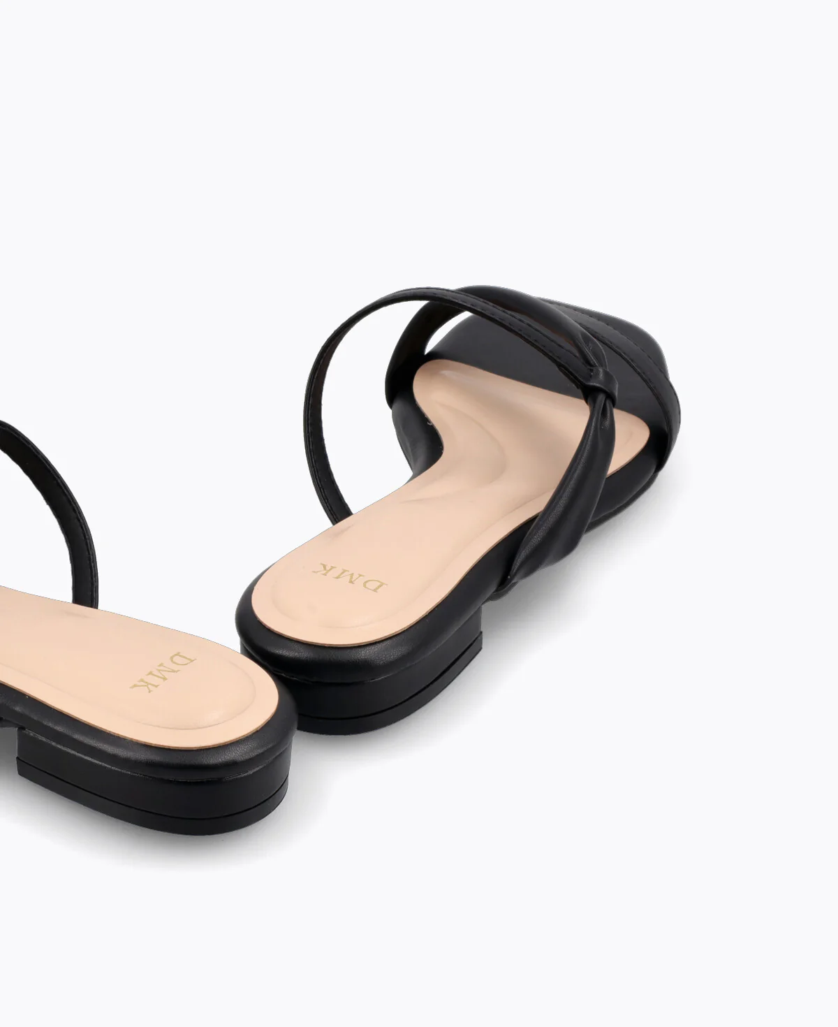 Maisie Flat Sandals - Black - Image 3