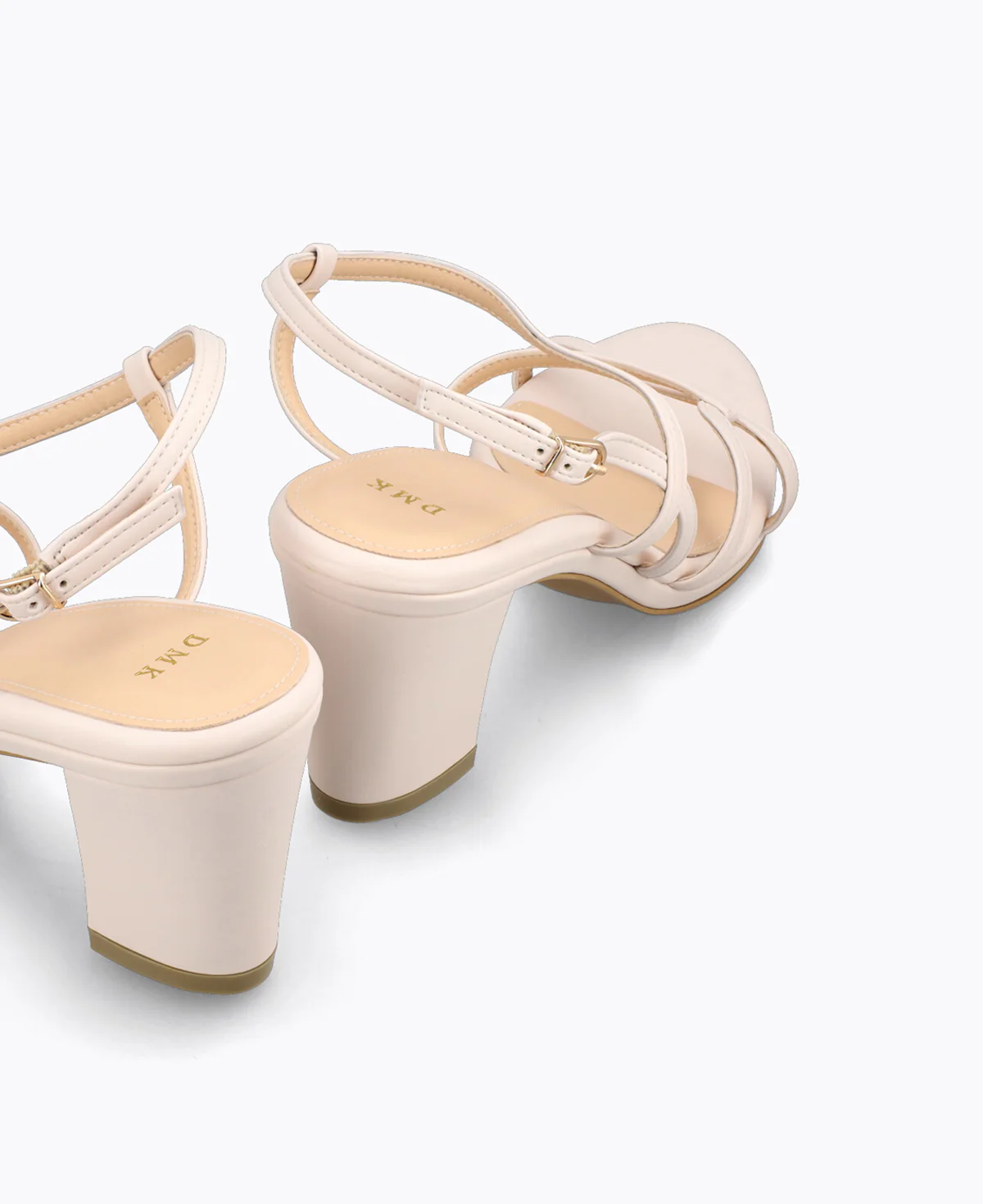 Marisol Strappy Heel Sandals - Beige - Image 3