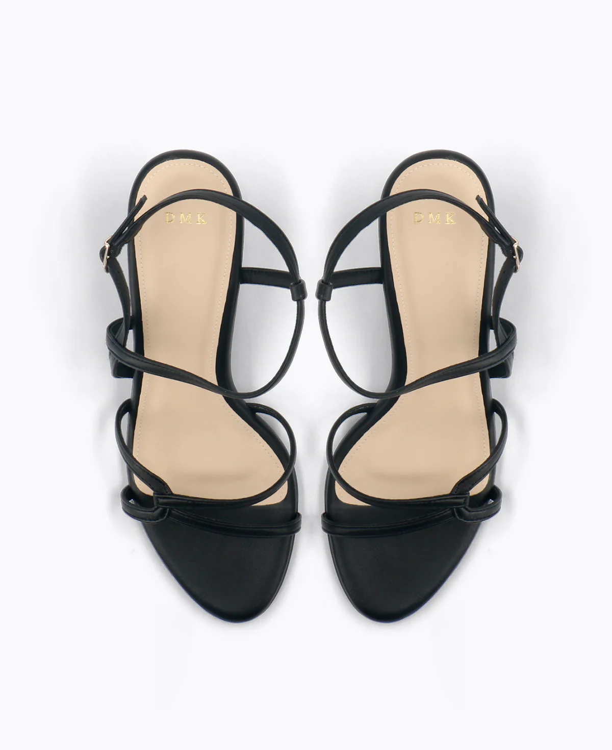 Marisol Strappy Heel Sandals - Black - Image 4